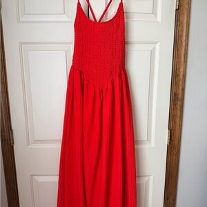 ASOS Red Maxi Dress